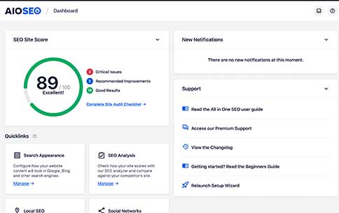 - aioseo dashboard image