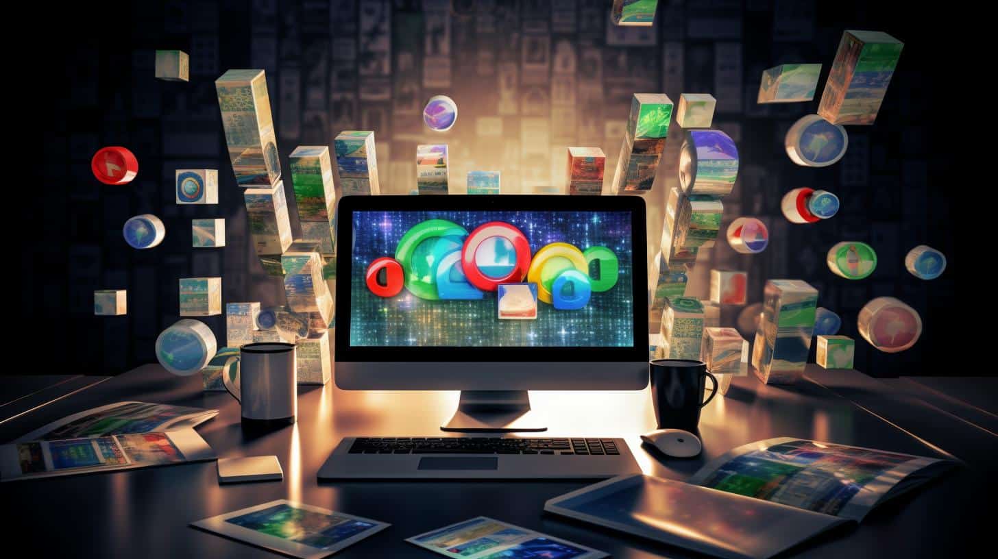 Man analyzing data from Google Paid Ads on his computer