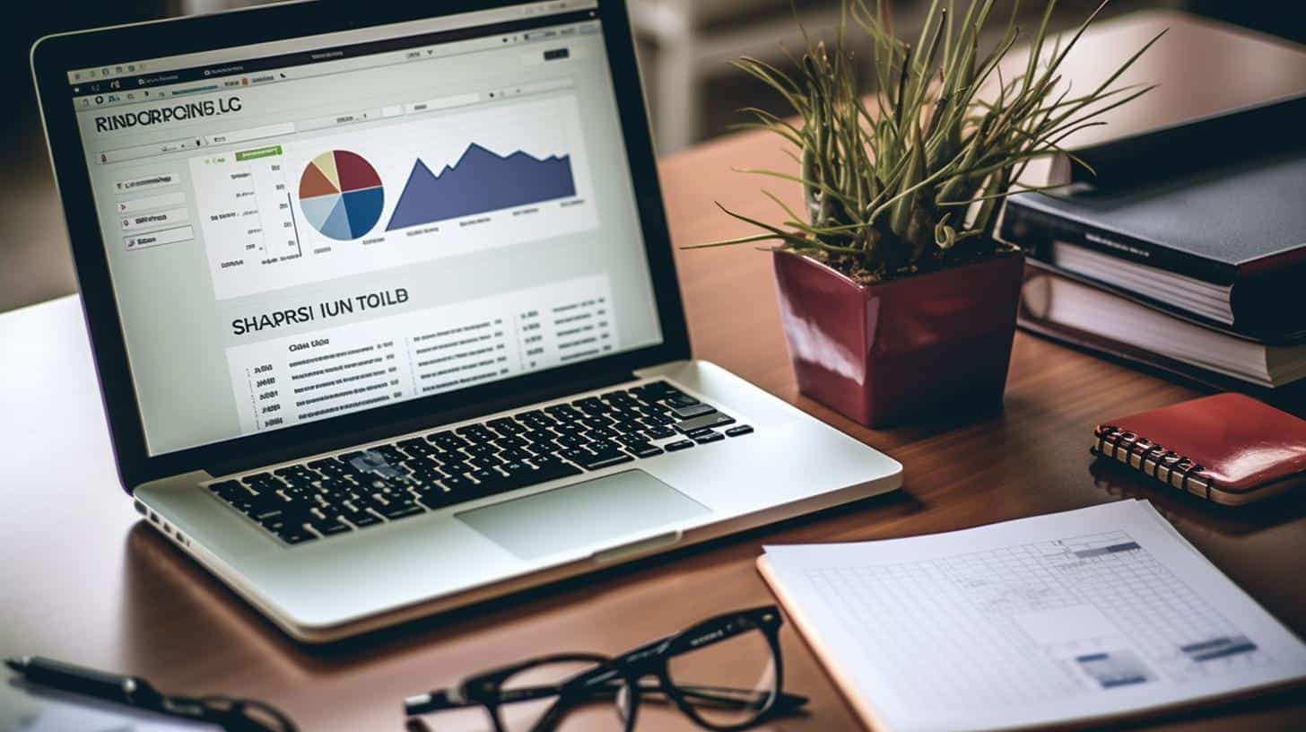 Close-up of a monitor displaying 'ORGANIC SEO' in search results with a green, leafy background