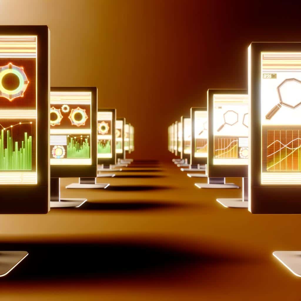 A team of marketers brainstorming organic SEO tactics