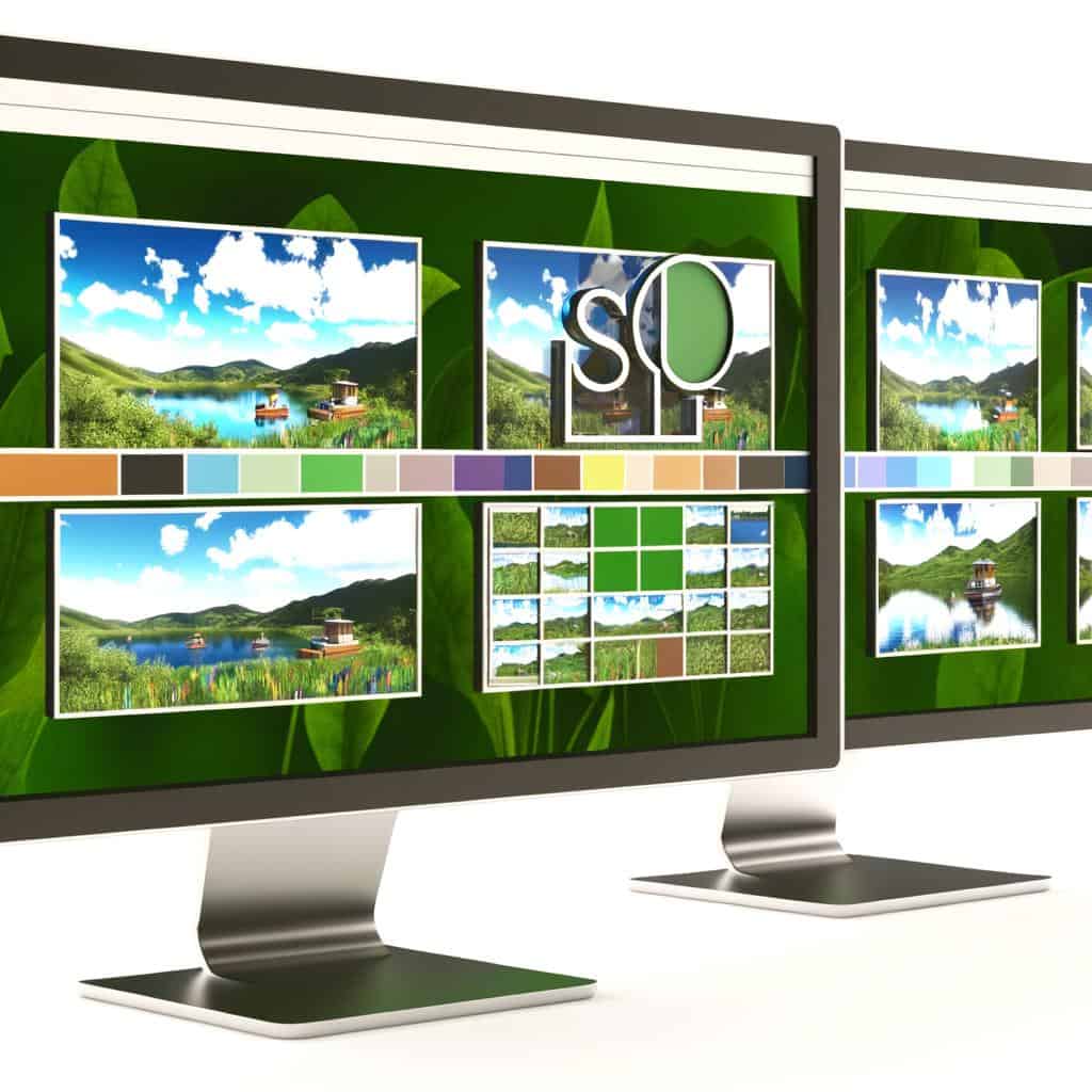 Digital marketing team strategizing an organic SEO plan