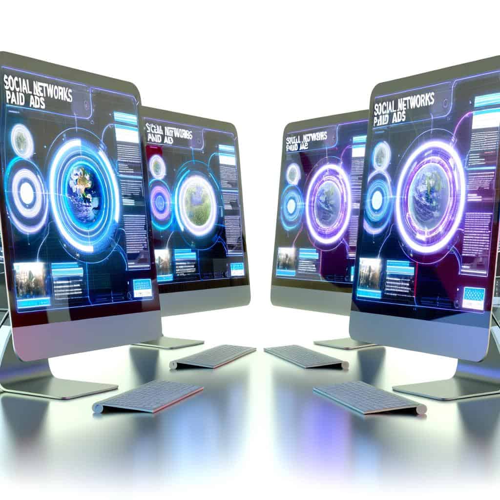 Analytic graphs representing ROI from SOCIAL NETWORKS PAID ADS