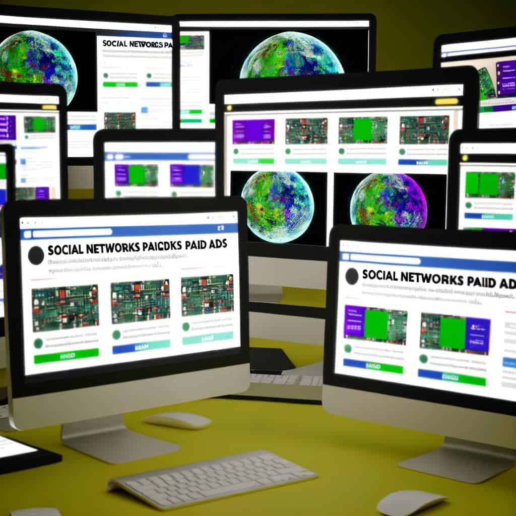 Targeted Social Networks Paid Ads for online marketing